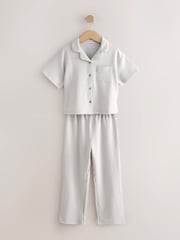 Dungi neutre - Pijama cu nasturi (2-16ani) - Imaginea 1 din 4