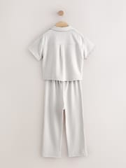 Neutral Stripe Button Through Pyjamas (2-16yrs) - Image 5 of 7