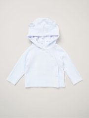 Rock-A-Bye Baby Boutique Baby Blue Velour Jacket and Footed Trousers Set - Image 3 of 5