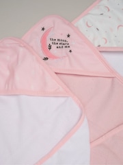 Rosa - Rock-A-Bye Baby Boutique Hooded Towels 3 Pack - Imagen 2 de 2