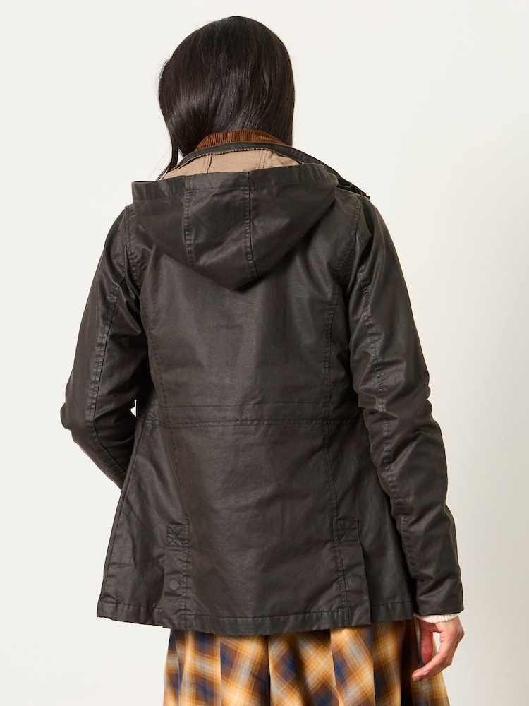 FatFace Sussex Chocolate Brown Petite Heritage Jacket - Image 2 of 6 FatFace Sussex Chocolate Brown Petite Heritage Jacket - Image 2 of 6