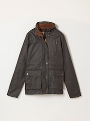 FatFace Sussex Chocolate Brown Petite Heritage Jacket - Image 7 of 7