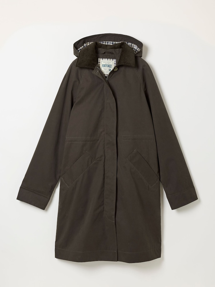 FatFace Polly Chocolate Brown Petite Coat - Image 8 of 8 FatFace Polly Chocolate Brown Petite Coat - Image 8 of 8