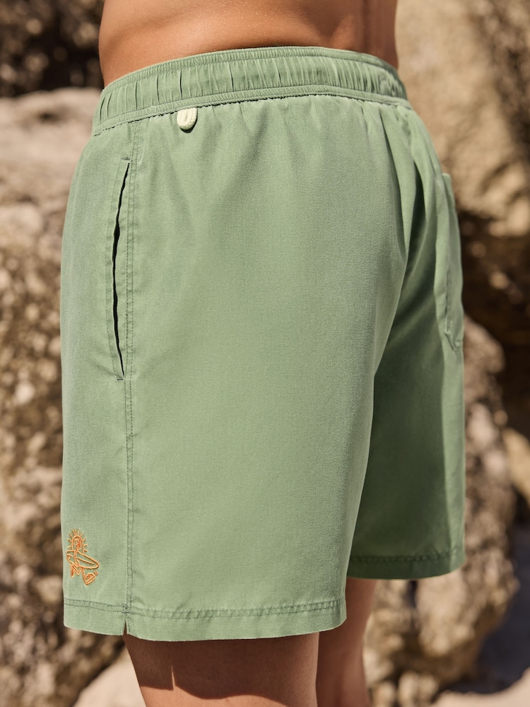 Green Saltwash Swim Shorts - Image 4 of 4