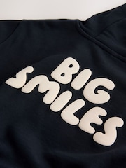 Black Big Smiles Hoodie and Shorts Set (3mths-7yrs) - Image 5 of 5