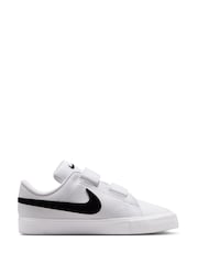 לבן/שחור - Nike נעלי ספורט לילדים, דגם Tennis Essential - תמונה 2 מתוך 8