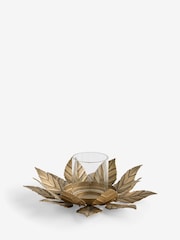 Bronze Autumn Leaf Metal Tea Light Holder - Image 4 of 4