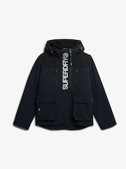 Superdry Blue Colour Block Ultimate Windbreaker Jacket - Image 6 of 6