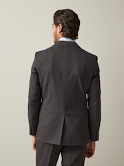 Brun - Slim Fit (Slim Fit) - Veste de costume texturée - Image 4 de 10