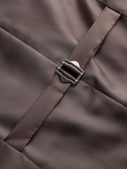 Brown Textured Suit Waistcoat - Image 3 of 3