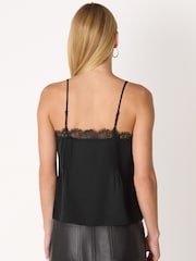 Whistles Lace Trim Crepe Cami Sole - Imagem 3 de 5