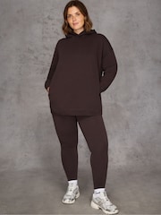 Live Unlimited Brown Chocolate Relaxed Hoodie - Image 1 of 7