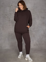 Live Unlimited Brown Chocolate Relaxed Hoodie - Image 3 of 7