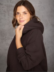 Live Unlimited Brown Chocolate Relaxed Hoodie - Image 7 of 7