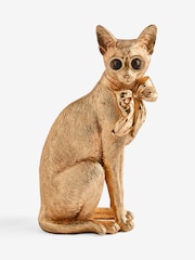 Gold Priscilla Cat Ornament - Image 2 of 3