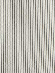 Ecru Archive Double Breasted Wool Rich Seersucker Texture Stripe Suit Jacket - Image 8 of 12