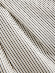 Ecru Archive Wool Rich Pleated Seersucker Texture Stripe Suit Trousers - Image 11 of 11