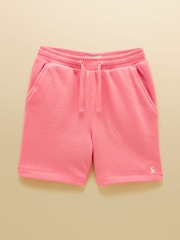Joules Kids' Pink Crew Neck Sweatshirt And Shorts Set - Image 4 of 9