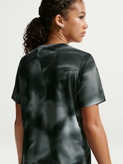 Nike Black DriFIT Miler Printed T-Shirt - Image 5 of 6