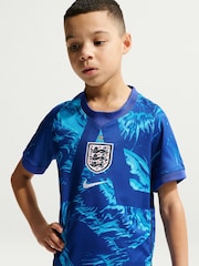 Nike Blue England 2026 Stadium Goalkeeper Football Shirt - Image 1 of 8