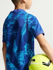 Nike Blue England 2026 Stadium Goalkeeper Football Shirt - Image 3 of 8