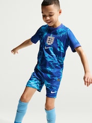 Nike Blue England 2026 Stadium Goalkeeper Football Shirt - Image 4 of 8