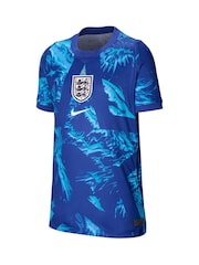 Nike Blue England 2026 Stadium Goalkeeper Football Shirt - Image 6 of 8