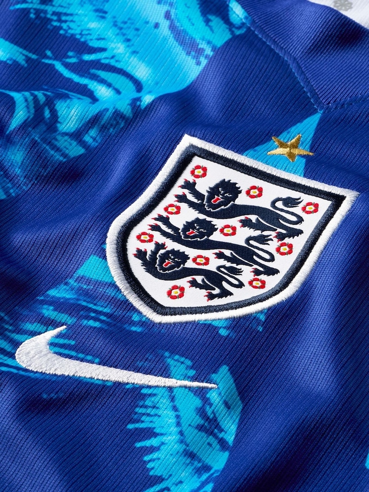 Nike Blue England 2026 Stadium Goalkeeper Football Shirt - Image 8 of 8
