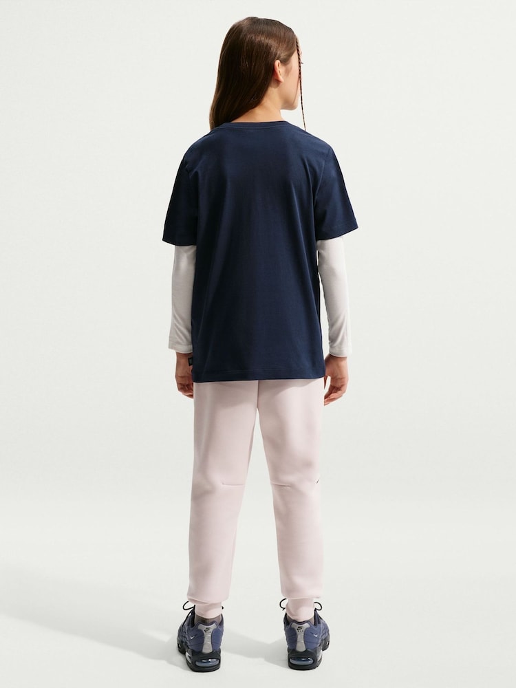 Nike Blue England Wordmark Graphic T-Shirt - Image 2 of 5