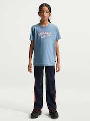 Nike Work Blue England Wordmark Graphic T-Shirt - Image 1 of 5
