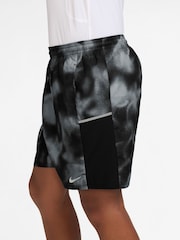 Nike Black Dri-FIT Miler Printed Shorts - Image 3 of 4