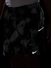 Nike Black Dri-FIT Miler Printed Shorts - Image 4 of 4