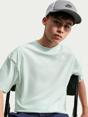 Nike Barely Green Oversized Futura T-Shirt - Image 5 of 5