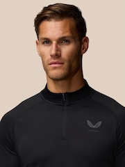 Castore Black Adapt Training 1/4 Zip Top - Image 3 of 3