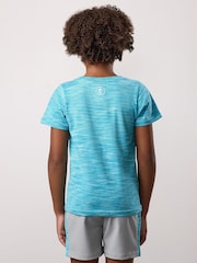 Gym King Blue Kids Space Dye T-Shirt - Image 3 of 4