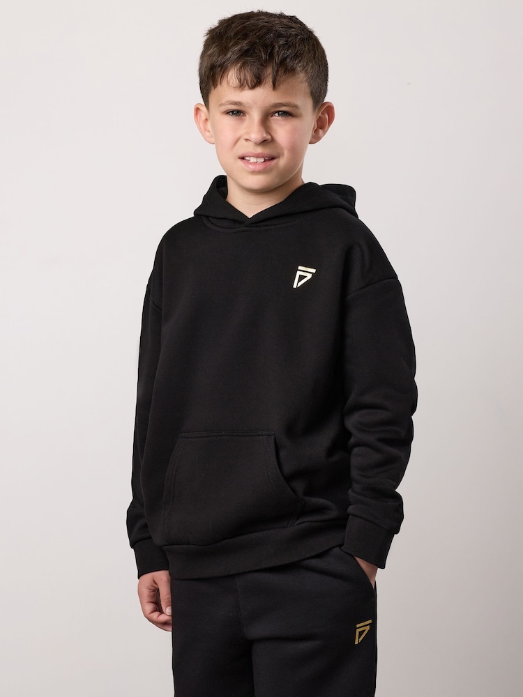 Gym King Black Kids Fight Division Hoodie - Image 2 of 4
