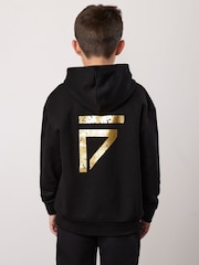 Gym King Black Kids Fight Division Hoodie - Image 3 of 4