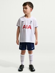 Nike White Tottenham Hotspur 2025/26 Little Kids' Home Kit - Image 1 of 11