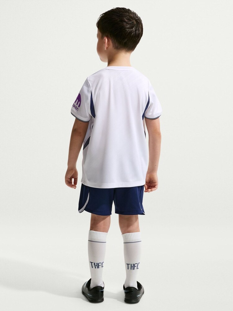 Nike White Tottenham Hotspur 2025/26 Little Kids' Home Kit - Image 2 of 11