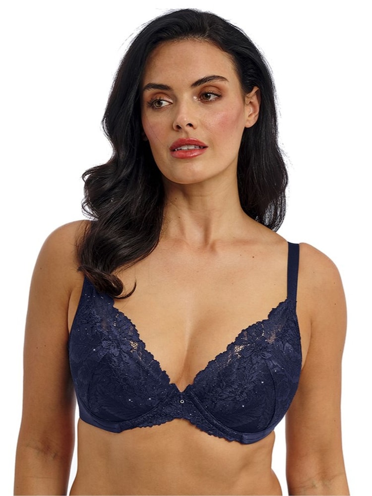 Wacoal Blue Most Divine Underwired Plunge Bra - Image 1 of 3