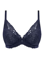 Wacoal Blue Most Divine Underwired Plunge Bra - Image 3 of 3