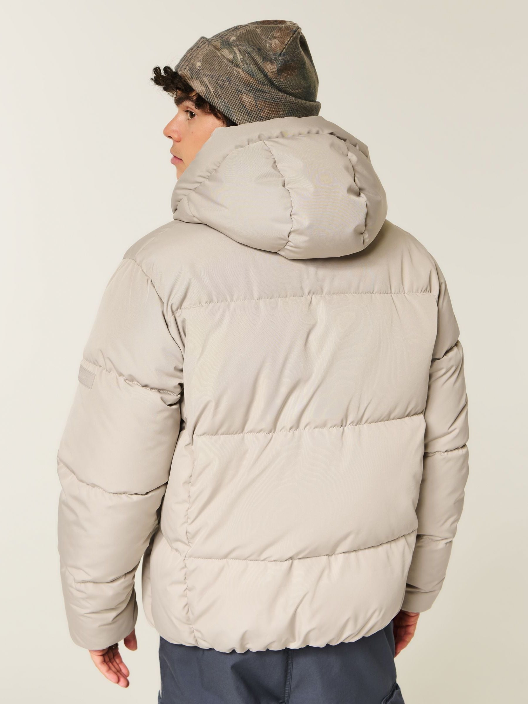 Buy Hollister Natural Core Puffer Coat from Next USA