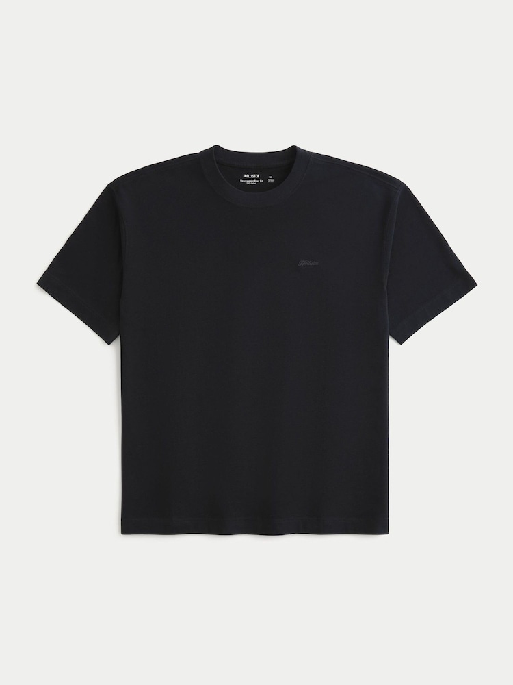 Heavyweight Boxy Micro Logo Short Sleeve T-Shirt - Image 3 of 3 Heavyweight Boxy Micro Logo Short Sleeve T-Shirt - Image 3 of 3