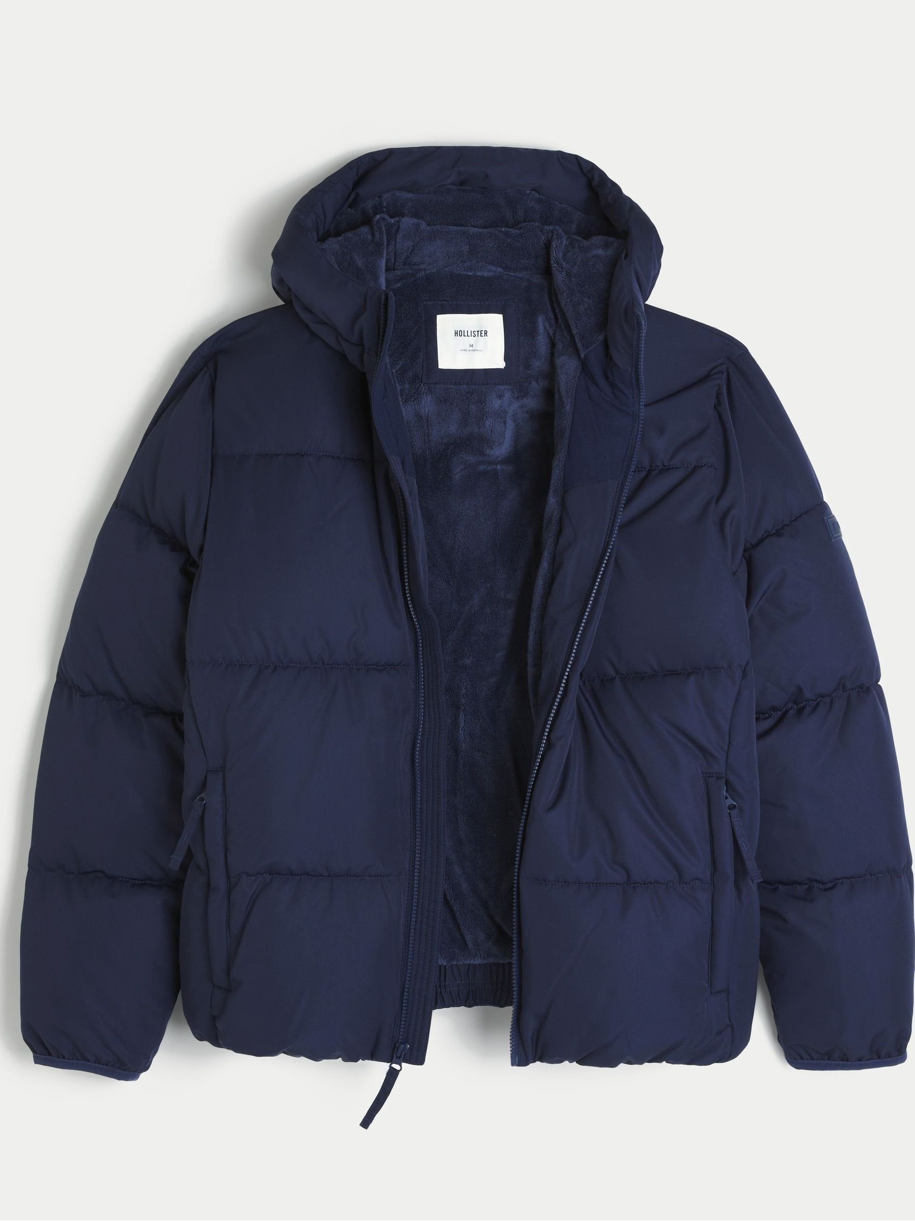 Buy Hollister Blue Core Puffer Coat from Next USA