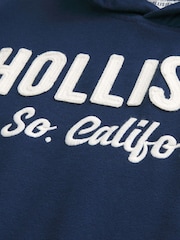 Hollister Blue Logo Hoodie - Image 5 of 6