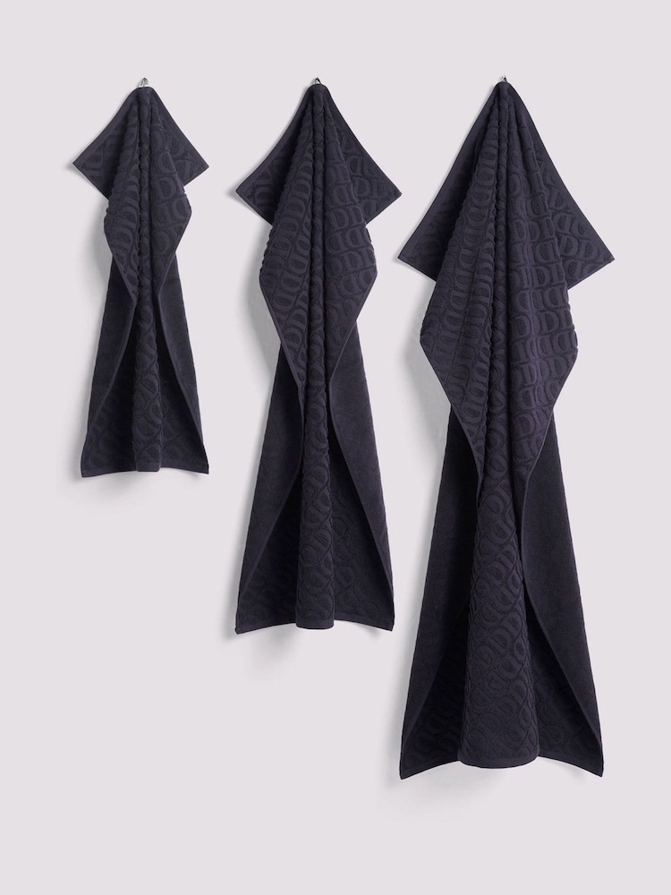 Duchamp Deep Well Premium Cotton Monogram Bath Towel - Image 2 of 4