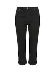 Evans Premium Wide Leg Black Jeans - Image 5 of 5