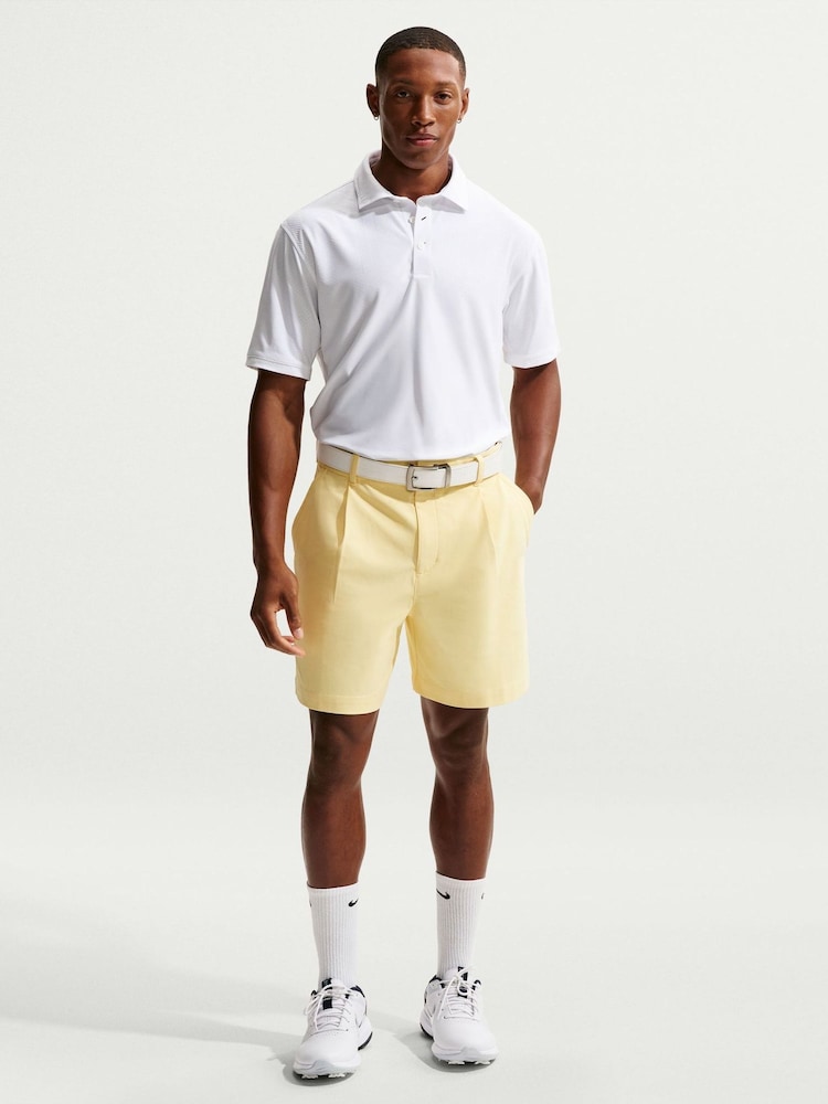 Nike White Dri-FIT Tailored Performance Golf Polo Shirt - Image 1 of 5 Nike White Dri-FIT Tailored Performance Golf Polo Shirt - Image 1 of 5