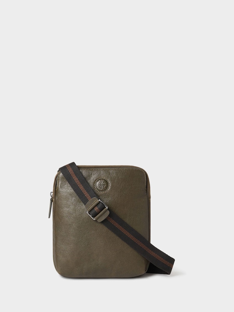 Osprey London Small The Compass Leather Messenger Bag - Image 1 of 5