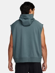 Nike Mineral Slate Athletic Club Dri-FIT Sleeveless Training Hoodie - Image 2 of 3